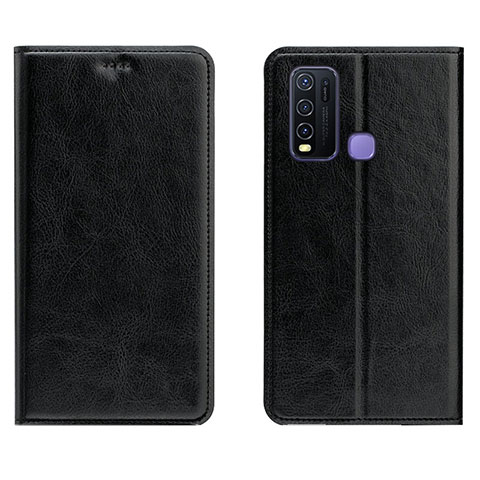 Funda de Cuero Cartera con Soporte Carcasa para Vivo Y50 Negro