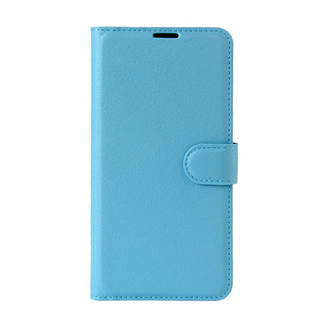 Funda de Cuero Cartera con Soporte Carcasa para Wiko Wim Lite 4G Azul Cielo