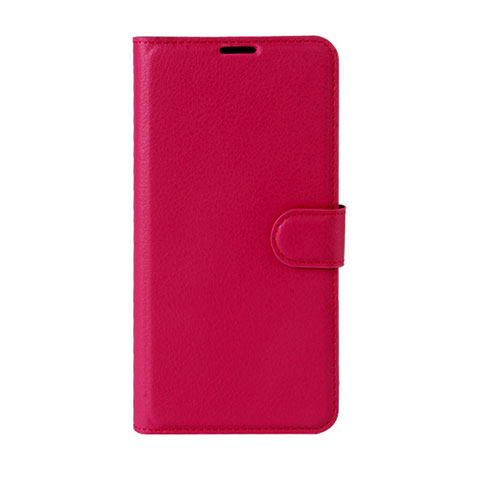 Funda de Cuero Cartera con Soporte Carcasa para Wiko Wim Lite 4G Rosa Roja