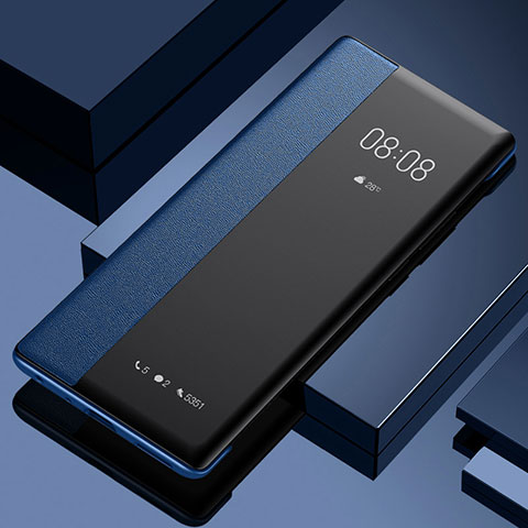 Funda de Cuero Cartera con Soporte Carcasa para Xiaomi Mi 11i 5G Azul