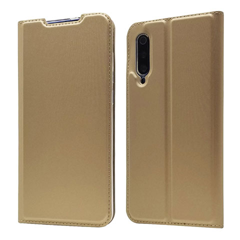 Funda de Cuero Cartera con Soporte Carcasa para Xiaomi Mi 9 Lite Oro