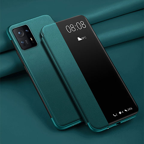 Funda de Cuero Cartera con Soporte Carcasa para Xiaomi Mi Mix 4 5G Verde