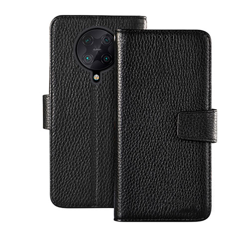 Funda de Cuero Cartera con Soporte Carcasa para Xiaomi Poco F2 Pro Negro