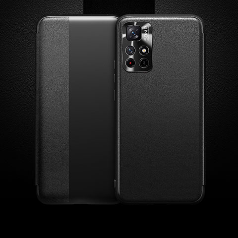 Funda de Cuero Cartera con Soporte Carcasa para Xiaomi Poco M4 Pro 5G Negro