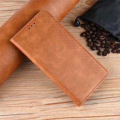 Funda de Cuero Cartera con Soporte Carcasa para Xiaomi Poco X3 NFC Naranja