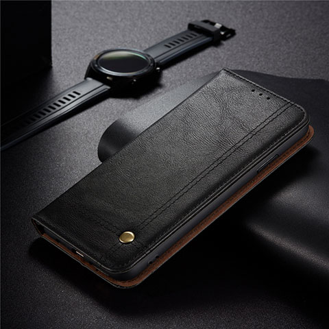 Funda de Cuero Cartera con Soporte Carcasa para Xiaomi Redmi 9C NFC Negro