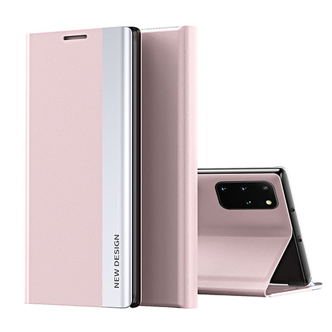 Funda de Cuero Cartera con Soporte Carcasa QH1 para Samsung Galaxy A53 5G Oro Rosa