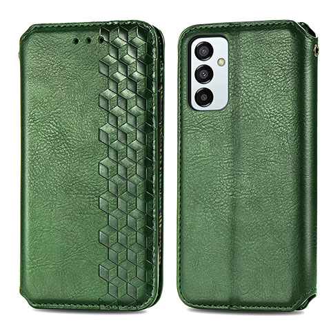 Funda de Cuero Cartera con Soporte Carcasa S01D para Samsung Galaxy F23 5G Verde