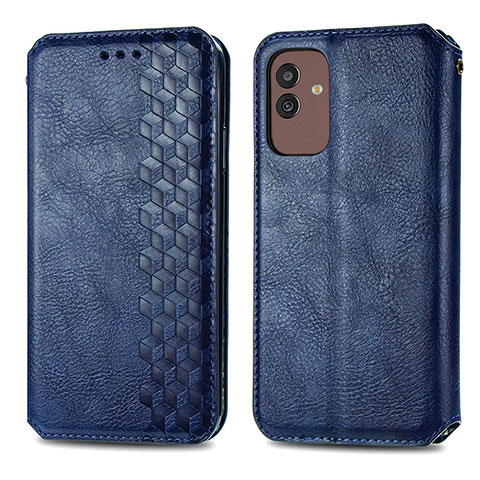 Funda de Cuero Cartera con Soporte Carcasa S01D para Samsung Galaxy M13 5G Azul