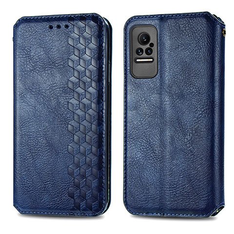 Funda de Cuero Cartera con Soporte Carcasa S01D para Xiaomi Civi 5G Azul