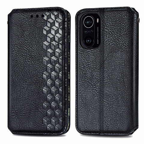 Funda de Cuero Cartera con Soporte Carcasa S01D para Xiaomi Mi 11X 5G Negro