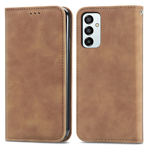 Funda de Cuero Cartera con Soporte Carcasa S04D para Samsung Galaxy M23 5G Marron