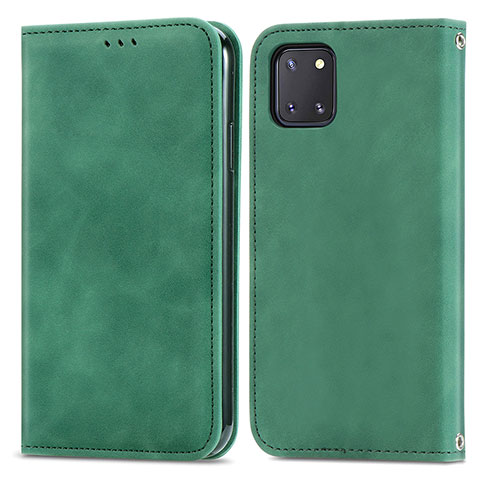 Funda de Cuero Cartera con Soporte Carcasa S04D para Samsung Galaxy M60s Verde