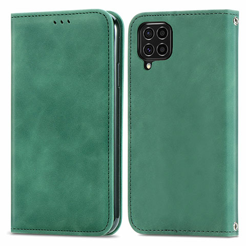 Funda de Cuero Cartera con Soporte Carcasa S04D para Samsung Galaxy M62 4G Verde