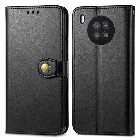 Funda de Cuero Cartera con Soporte Carcasa S05D para Huawei Nova 8i Negro