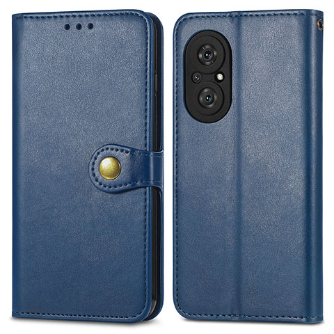 Funda de Cuero Cartera con Soporte Carcasa S05D para Huawei Nova 9 SE Azul