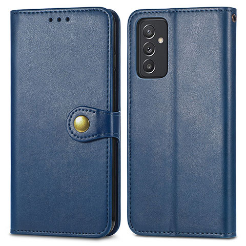 Funda de Cuero Cartera con Soporte Carcasa S05D para Samsung Galaxy A05s Azul