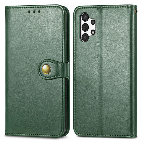 Funda de Cuero Cartera con Soporte Carcasa S05D para Samsung Galaxy A13 4G Verde