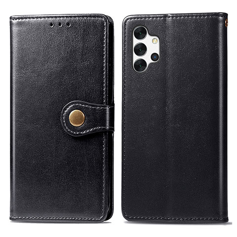 Funda de Cuero Cartera con Soporte Carcasa S05D para Samsung Galaxy A32 4G Negro