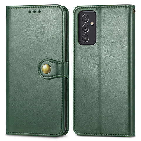 Funda de Cuero Cartera con Soporte Carcasa S05D para Samsung Galaxy A35 5G Verde