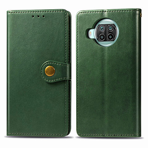 Funda de Cuero Cartera con Soporte Carcasa S05D para Xiaomi Mi 10T Lite 5G Verde