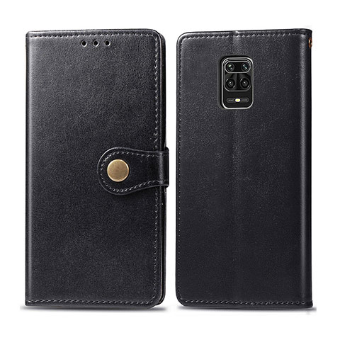 Funda de Cuero Cartera con Soporte Carcasa S05D para Xiaomi Poco M2 Pro Negro