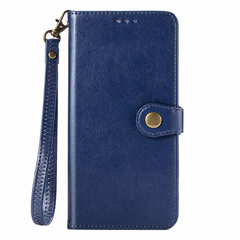 Funda de Cuero Cartera con Soporte Carcasa S06D para Samsung Galaxy M80S Azul