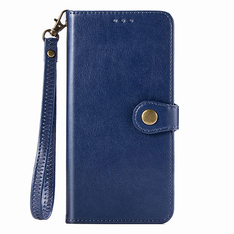 Funda de Cuero Cartera con Soporte Carcasa S07D para Huawei P40 Pro Azul