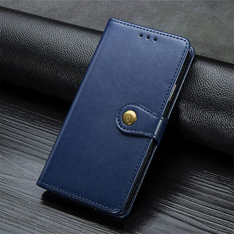 Funda de Cuero Cartera con Soporte Carcasa S07D para Xiaomi Redmi 10X 5G Azul