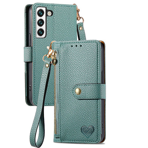 Funda de Cuero Cartera con Soporte Carcasa S15D para Samsung Galaxy S23 5G Verde