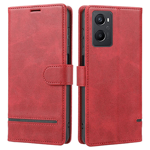 Funda de Cuero Cartera con Soporte Carcasa SY1 para OnePlus Nord N20 5G Rojo