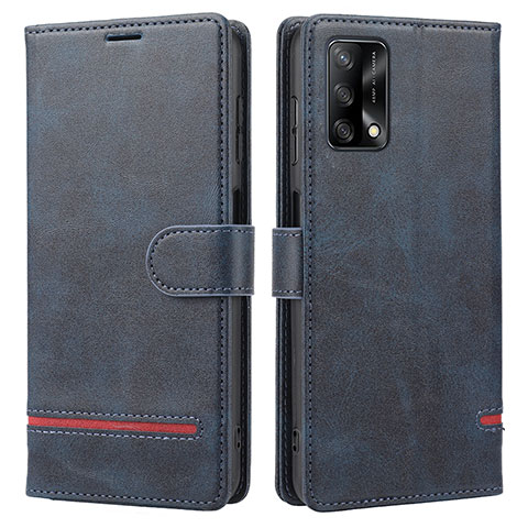 Funda de Cuero Cartera con Soporte Carcasa SY1 para Oppo A95 4G Azul