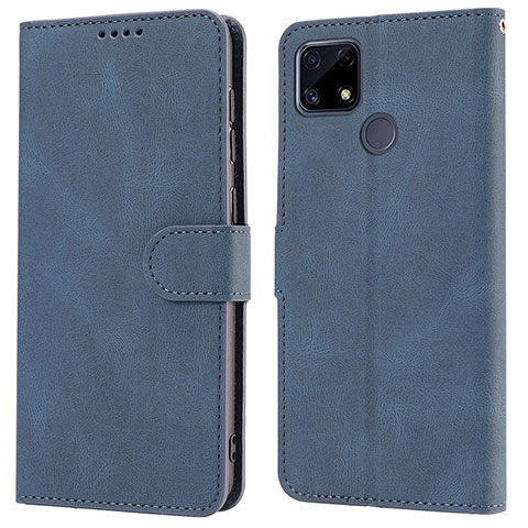 Funda de Cuero Cartera con Soporte Carcasa SY1 para Realme 7i RMX2193 Azul