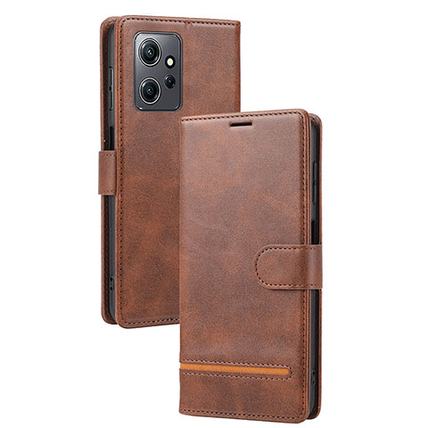 Funda de Cuero Cartera con Soporte Carcasa SY3 para Xiaomi Redmi Note 12 4G Marron