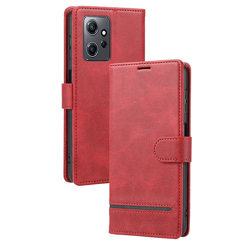 Funda de Cuero Cartera con Soporte Carcasa SY3 para Xiaomi Redmi Note 12 4G Rojo