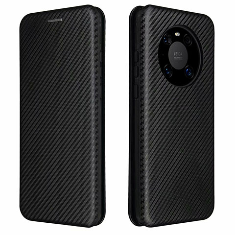 Funda de Cuero Cartera con Soporte Carcasa T01 para Huawei Mate 40E 5G Negro