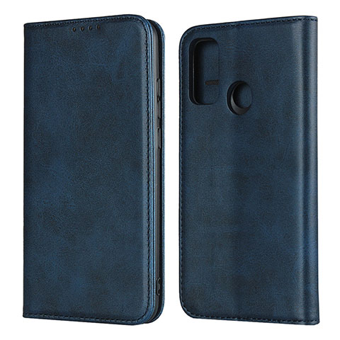 Funda de Cuero Cartera con Soporte Carcasa T01 para Huawei Nova Lite 3 Plus Azul