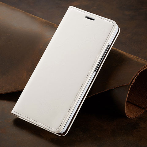 Funda de Cuero Cartera con Soporte Carcasa T01 para Huawei P30 Pro New Edition Blanco