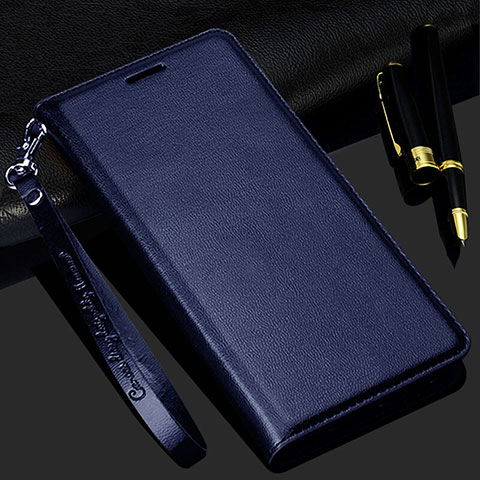 Funda de Cuero Cartera con Soporte Carcasa T01 para Samsung Galaxy S20 Plus Azul