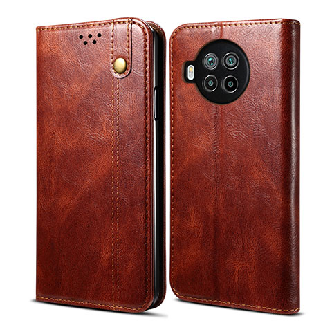 Funda de Cuero Cartera con Soporte Carcasa T01 para Xiaomi Mi 10T Lite 5G Marron