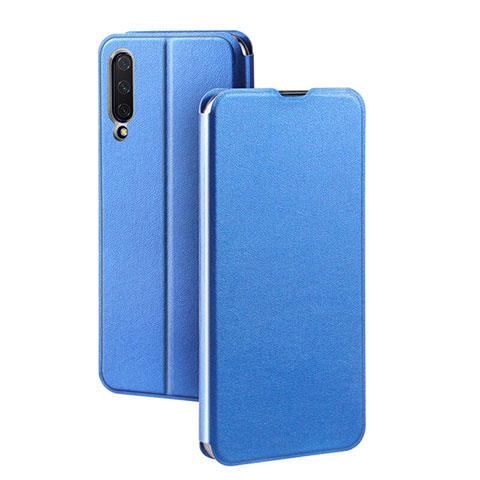 Funda de Cuero Cartera con Soporte Carcasa T01 para Xiaomi Mi A3 Azul