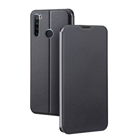 Funda de Cuero Cartera con Soporte Carcasa T01 para Xiaomi Redmi Note 8 Negro