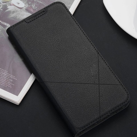 Funda de Cuero Cartera con Soporte Carcasa T02 para Huawei Nova 5 Pro Negro