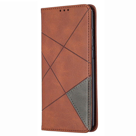 Funda de Cuero Cartera con Soporte Carcasa T02 para Huawei Nova Lite 3 Plus Marron