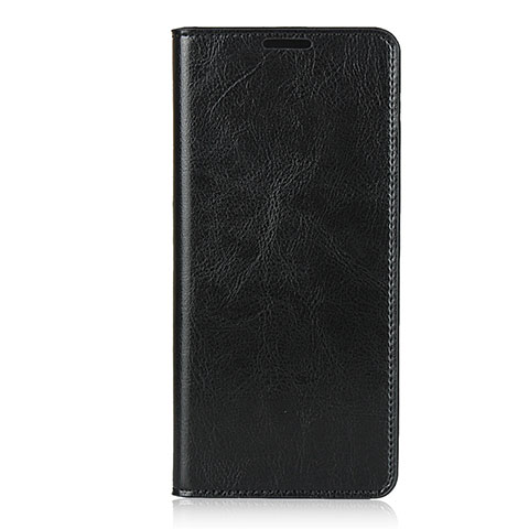 Funda de Cuero Cartera con Soporte Carcasa T02 para Oppo Reno3 Pro Negro