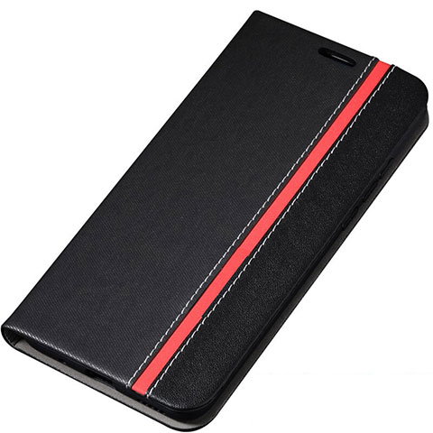 Funda de Cuero Cartera con Soporte Carcasa T03 para Huawei Honor View 20 Negro