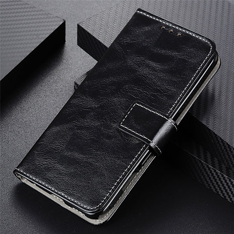 Funda de Cuero Cartera con Soporte Carcasa T03 para Oppo Find X2 Neo Negro