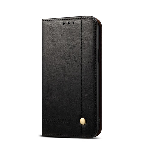 Funda de Cuero Cartera con Soporte Carcasa T03 para Xiaomi Redmi 9i Negro