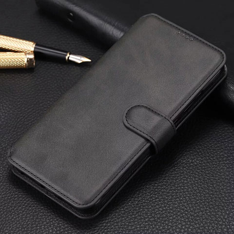 Funda de Cuero Cartera con Soporte Carcasa T03 para Xiaomi Redmi K20 Pro Negro