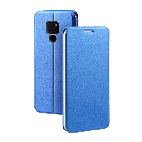 Funda de Cuero Cartera con Soporte Carcasa T04 para Huawei Mate 20 X 5G Azul